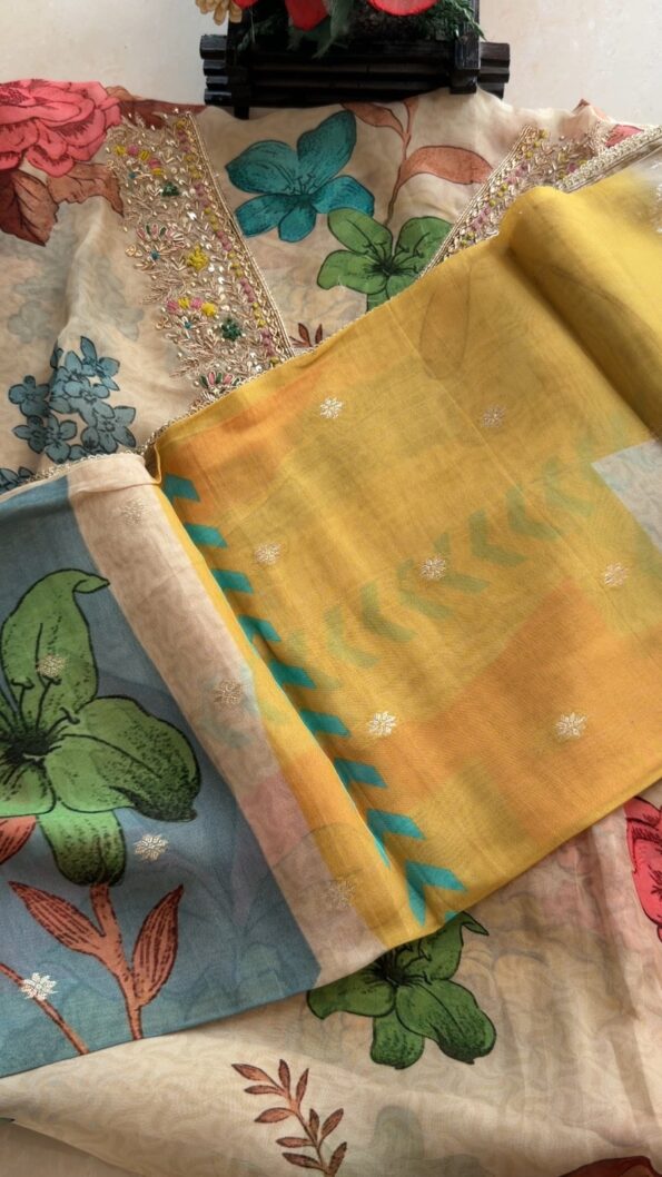 A Premium and Colorful Delhi Boutique Dress.