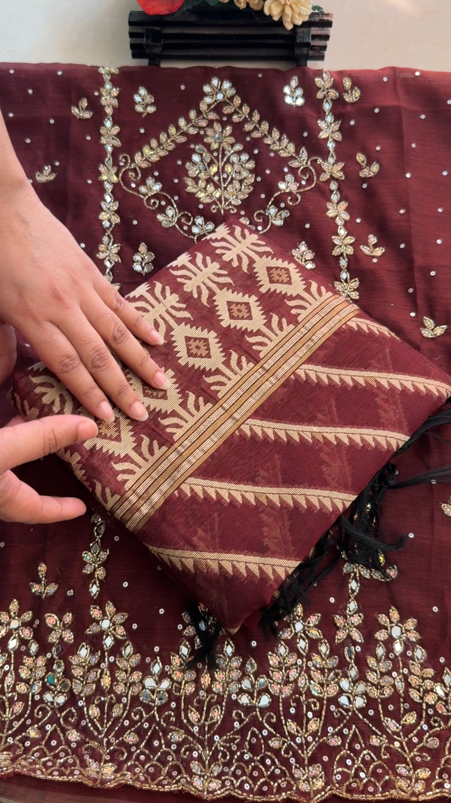 Delhi Boutique All Over Work Dress