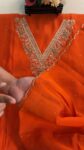 Barn Orange Color Delhi Boutique Dress